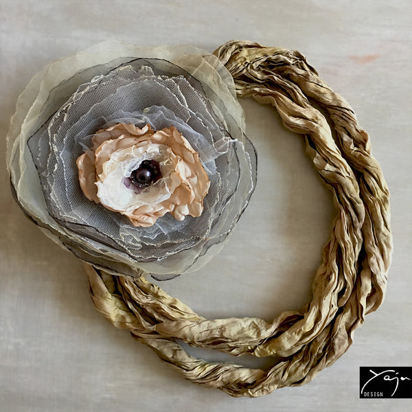 'Queen of the Forest' - Flower Brooch No.23