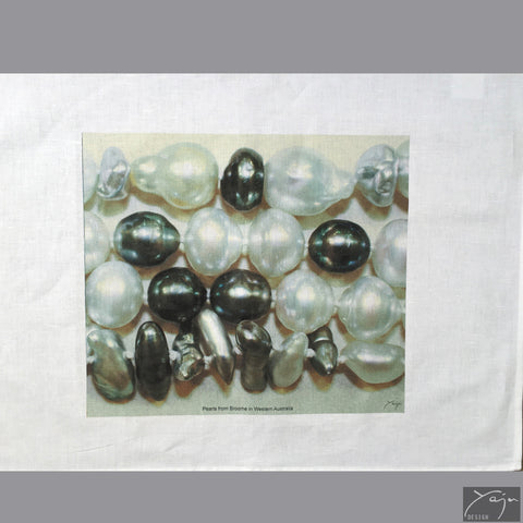 Broome Pearls - Tea Towel No.5