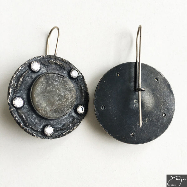 Silver & Chalcedony Earrings No.7