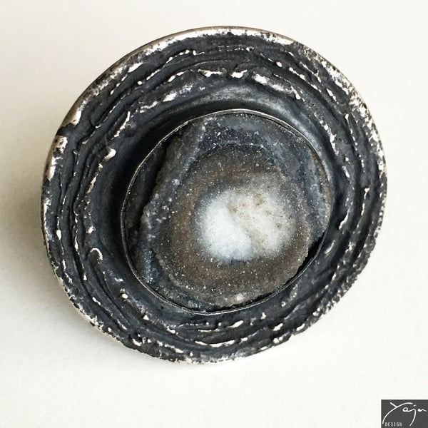 Silver & Chalcedony Ring No.2