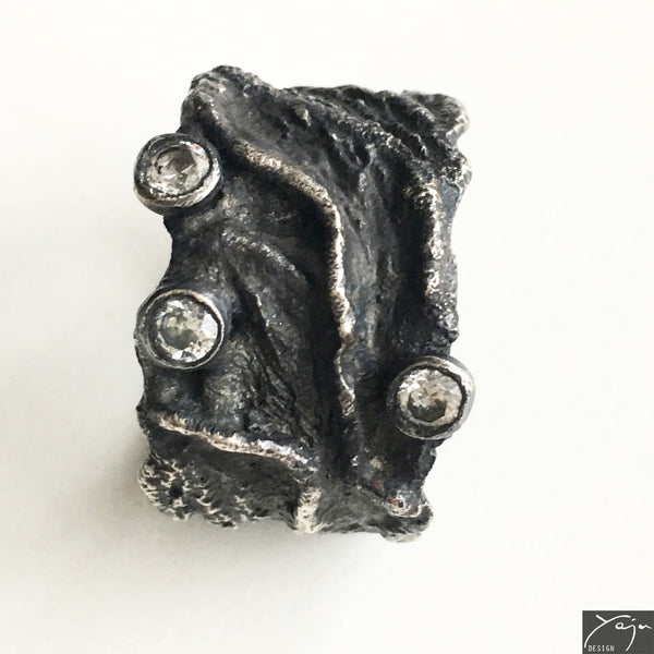 Silver & Zircon Ring No.5