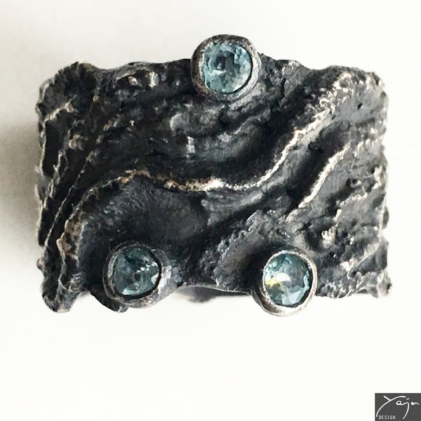 Silver & Zircon Ring No.7