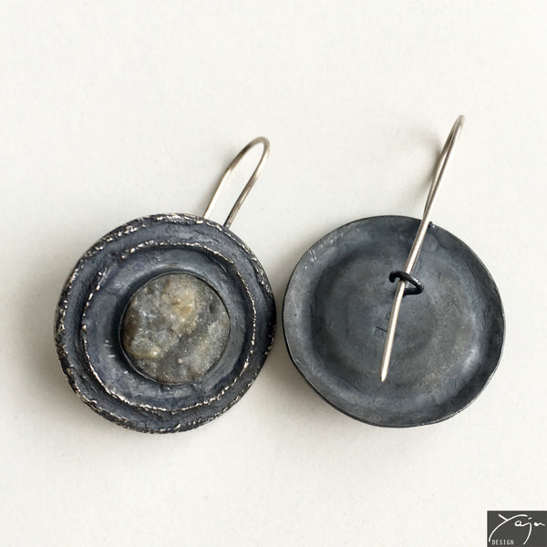 Silver & Chalcedony Earrings No.6